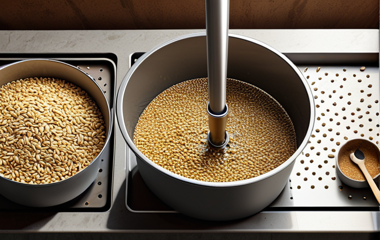 홈브루잉 장비 추천 - **Image:** A close-up shot of a home brewing starter kit. **Prompt:** "A home brewing starter kit di... 홈브루잉 장비 추천 - **Image:** A close-up shot of a home brewing starter kit. **Prompt:** "A home brewing starter kit di...